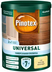 Пропитка Pinotex Universal 2 в 1, база под колеровку, 900 мл