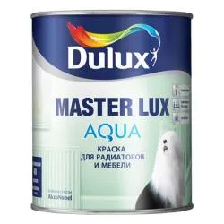 Краска для радиаторов и мебели водно-дисперсионная Dulux Master Lux Aqua 40 полуглянцевая база BC 0,