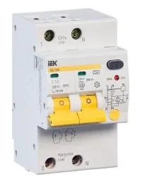 Дифференциальный автоматический выключатель IEK диф АД14 С16 MAD10-4-016-C-030