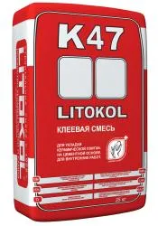 Клей для плитки Litokol K47 для внутренних работ 25кг 248520002
