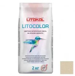 Затирка цементная Litokol Litocolor L. 22 Крем 2кг 479490002