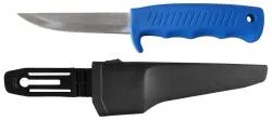 Нож строительный, нержавеющая сталь, пластиковая ручка, лезвие 100мм 10609М