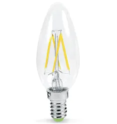 Лампа светодиодная LED-СВЕЧА -PREMIUM 5Вт Е27 4000К прозрачная/ASD