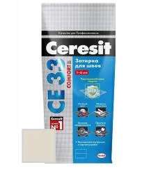 Затирка цементная Ceresit CE33 № 40 жасмин 2кг 2092224