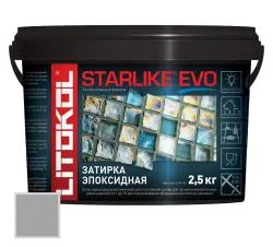 Затирка эпоксидная Litokol Starlike EVO S.110 Серый жемчуг 2.5кг 485140003