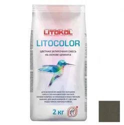 Затирка цементная Litokol Litocolor L. 13 Графит 2кг 479470002