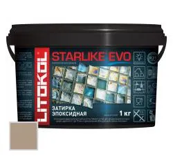 Затирка эпоксидная Litokol Starlike EVO S.225 табак 1кг 485270002