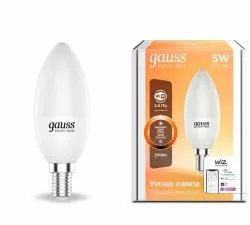Лампа Светодиодная Gauss Smart Home DIM E14 C37 5 Вт 2700К 1/10/40