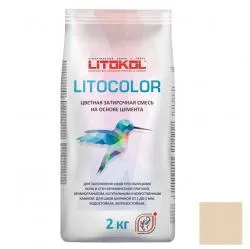 Затирка цементная Litokol Litocolor L. 21 светло-бежевая 2кг 479520002