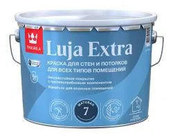 Краска для стен и потолков TIKKURILA LUJA 7 EXTRA база A 9л матовая 69960010160