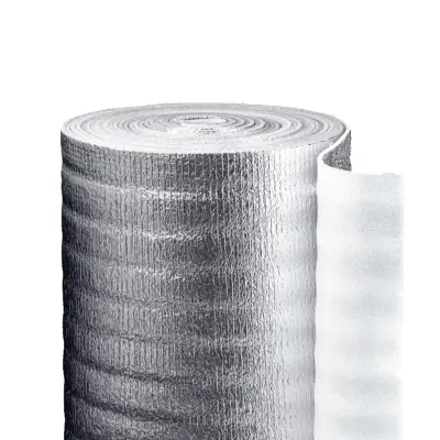 Подложка НПЭ самоклеющаяся металлизированная лавсаном ЛМ СК 1,2х15м 30м2 8мм