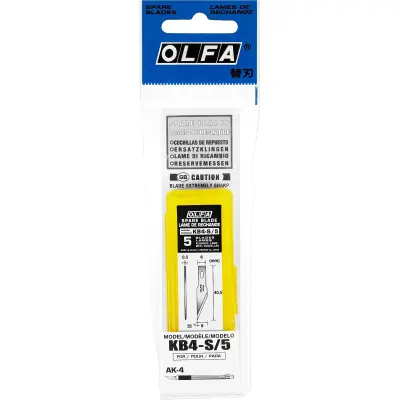 Лезвия OLFA 6мм перовые для ножа АК-4 OL-KB4-S/5