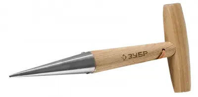 Конус посадочный ЗУБР 290мм нержавеющая сталь деревянная ручка 4-39470
