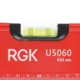 Уровень строительный RGK 600мм магнитный U5060