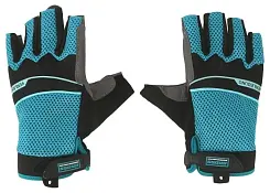 Перчатки комбинированные облегченные с открытыми пальцами GROSS р. XL