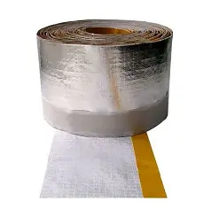 Пароизоляционная лента фольгированный  100х1.5мм, 12,5м/ РОБИБАНД