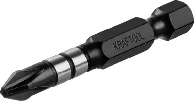 Биты KRAFTOOL Impact Pro Philips PH2 ударные 50мм 10шт 26191-2-50-S10