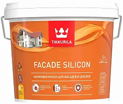 Краска для фасадов TIKKURILA FACADE SILICON база C 5л глубокоматовая 700011479